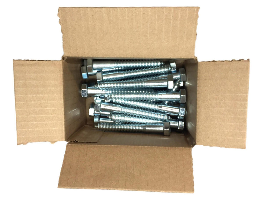 Suburban Bolt 1/2"-6 x 4" Zinc Hex Head Lag Bolt Screw 486564 [Lot of 30] NOS