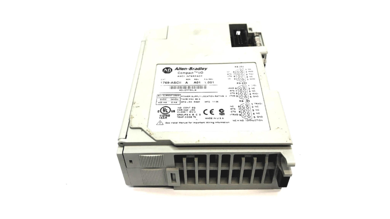 Allen-Bradley Series A Compact I/O ASCII Interface 1769-ASCII USED