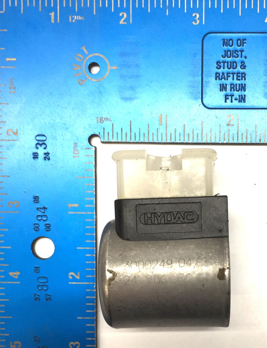 Hydac 24VDC Solenoid Coil 3000249 USED