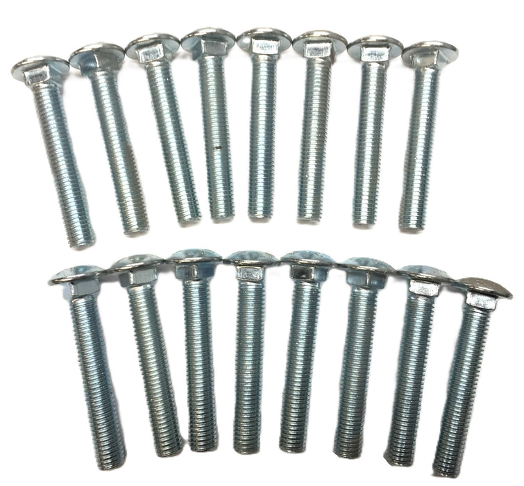Suburban Bolt 5/8"-11x4" Zinc Steel Coarse Carriage Bolt A0340400400Z[Lot of 16]