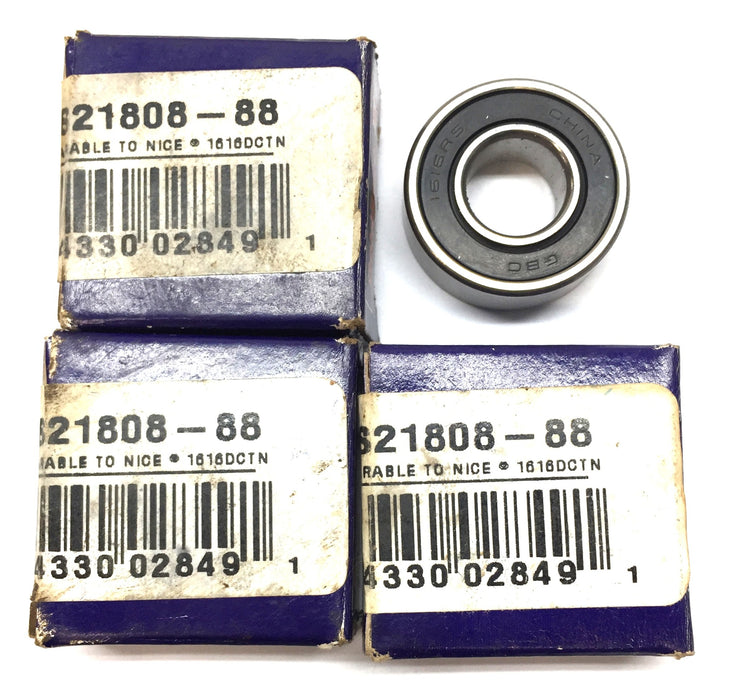 GoldSpec Sealed Roller Bearing GS21808-88 [Lot of 3] NOS