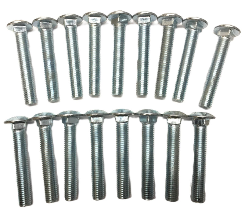 Suburban Bolt 5/8"-11x4" Zinc Steel Coarse Carriage Bolt A0340400400Z[Lot of 17]