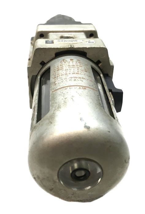 SMC Air Filter Regulator NAW3000-N03 USED
