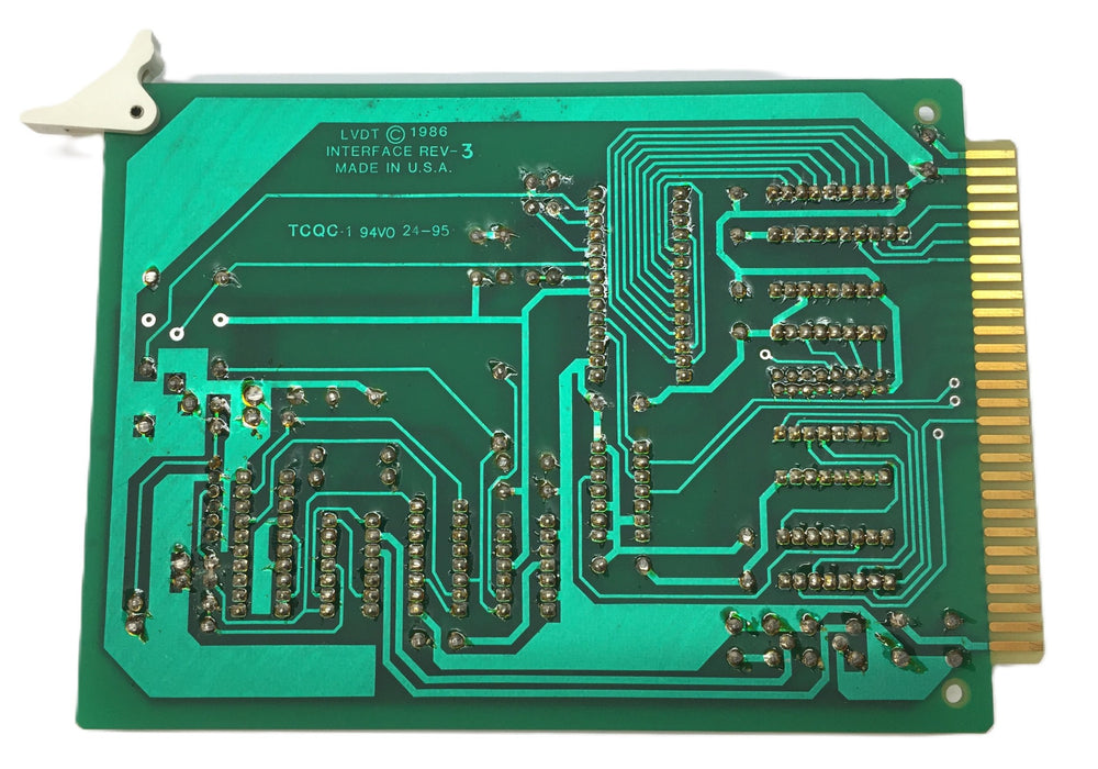 Starrett PCB Interface Board TCQC-1 94VO 24-95 USED