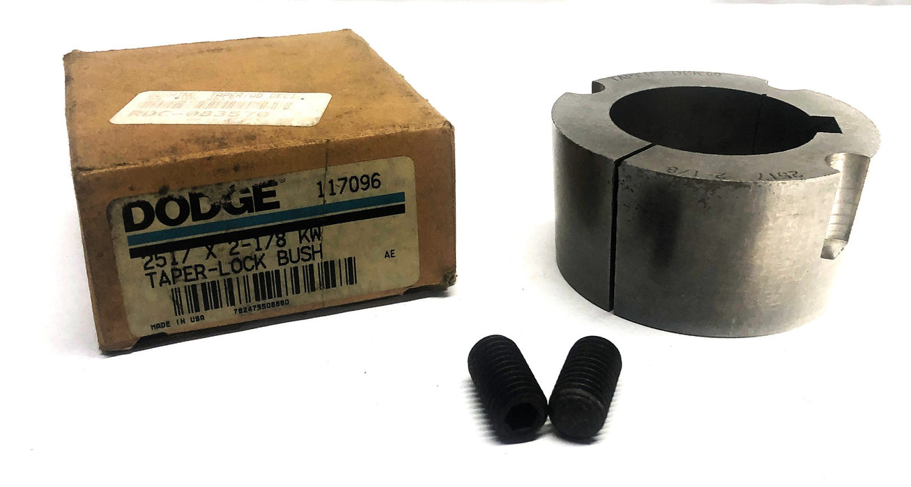 Dodge Taper lock Bushing 2-1/8 Inch Keyway 2517X2-1/8 NOS