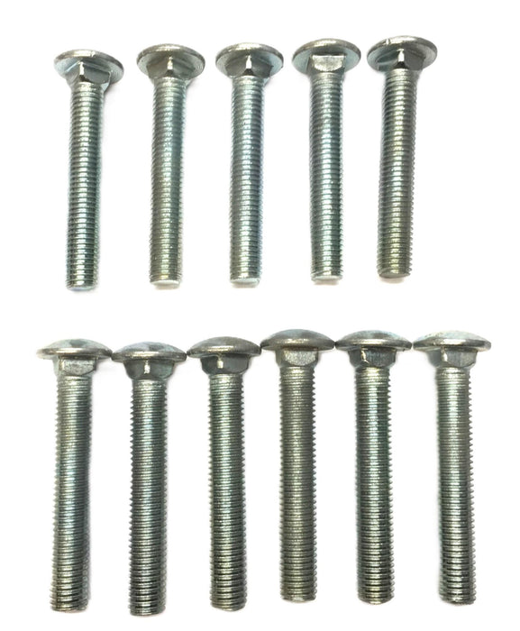 Unbranded 5/8"-11 x 4" Steel Coarse Thread Carriage Bolt 307A [Lot of 11] NOS