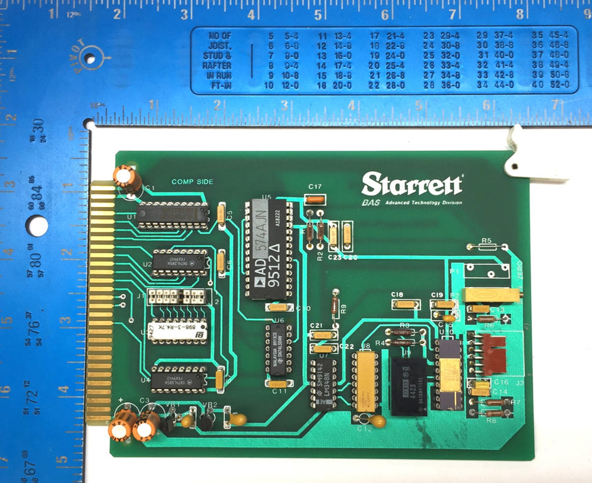 Starrett PCB Interface Board TCQC-1 94VO 24-95 USED