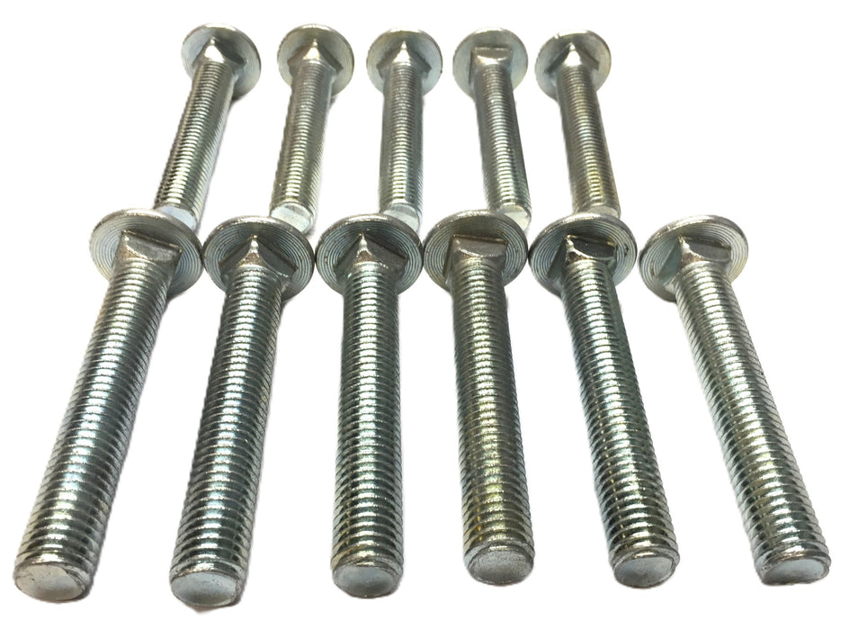 Unbranded 5/8"-11 x 4" Steel Coarse Thread Carriage Bolt 307A [Lot of 11] NOS