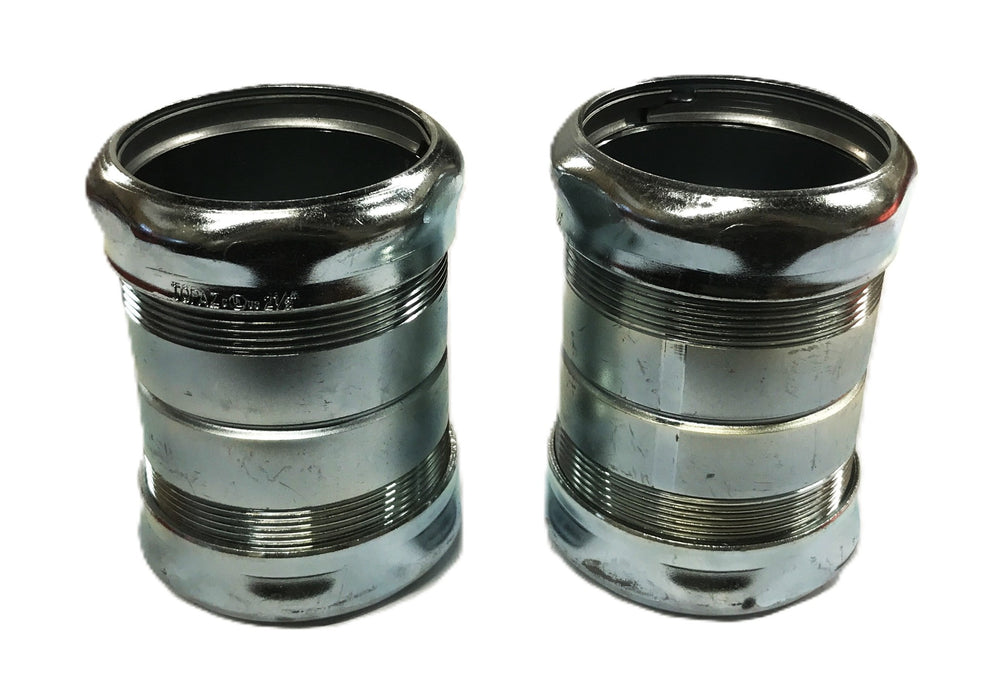 Topaz 2-1/2 inch Rigid Compression Coupling [Lot of 2] NOS
