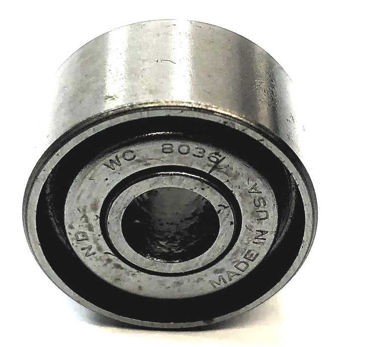 New Departure Single Row Ball Bearing (No Box) WC8036 [Lot of 2] NOS