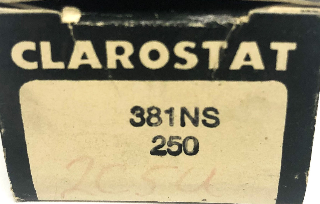 Clarostat 250 Potentiometer 381NS NOS