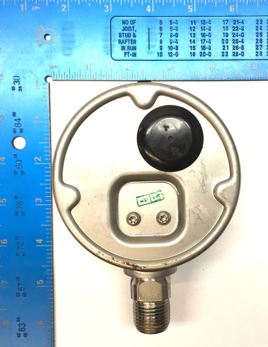Noshok 316 SS Tube and Socket Gauge -30 in Hg/300psi USED