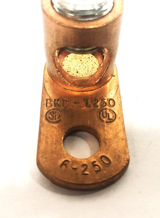 Blackburn 6-250 Copper Terminal Wiring Lug BKB-L250 NOS
