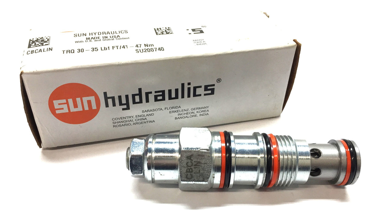 SUN Hydraulic Relief Valve CBCA LIN NOS