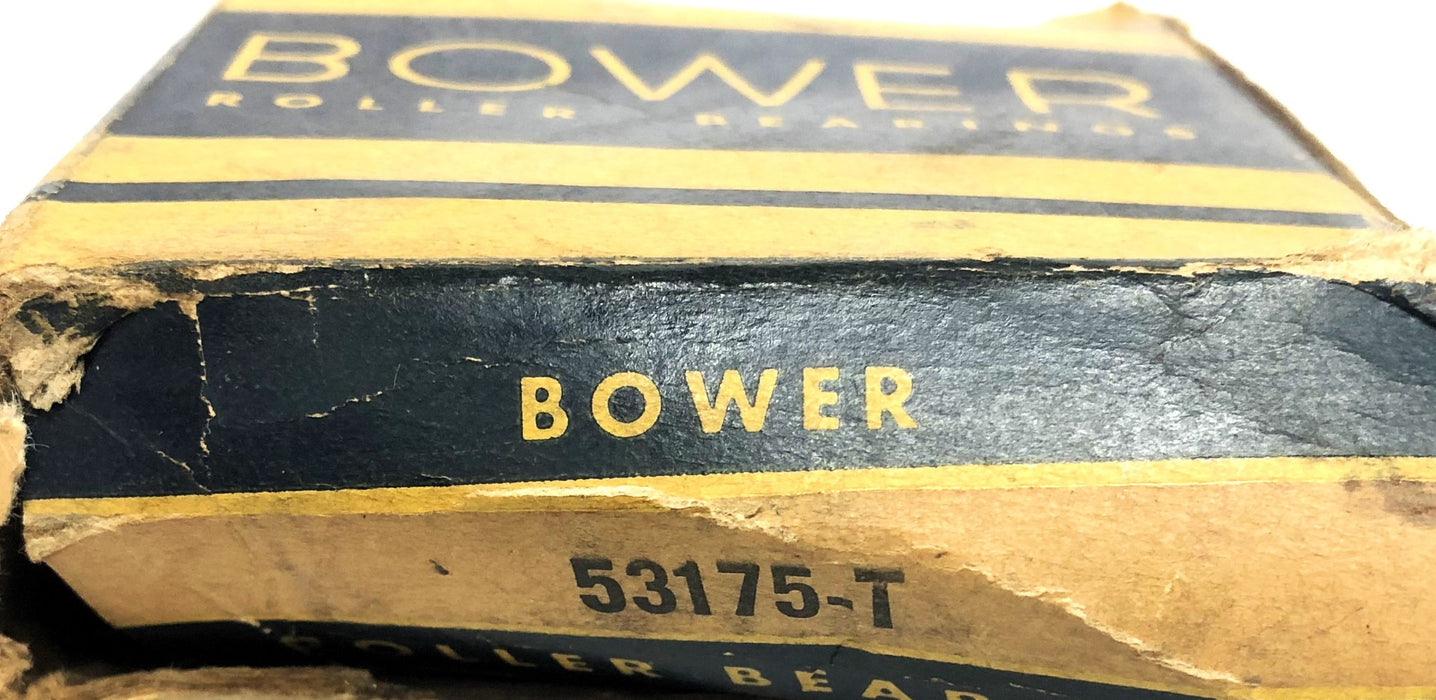 Bower Tapered Roller Bearing Cone 53175-T NOS