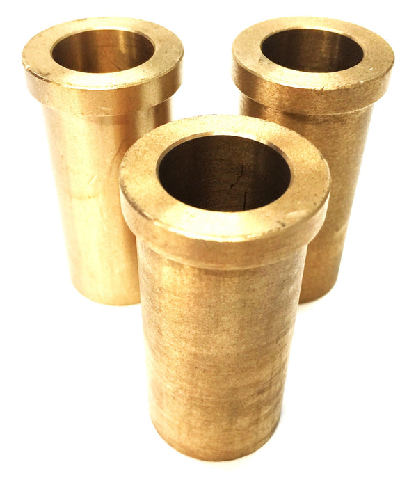 Unbranded 2.36"(L) x 1.10"O.D x .78"I.D Flanged Bronze Bushing [Lot of 3] NOS