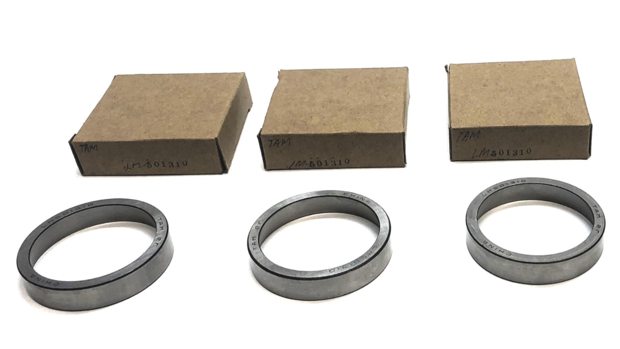 TAM Tapered Roller Bearing Cup LM501310 [Lot of 3] NOS