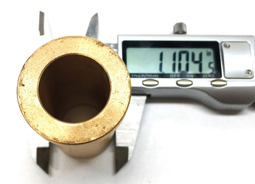 Unbranded 2.36"(L) x 1.10"O.D x .78"I.D Flanged Bronze Bushing [Lot of 3] NOS
