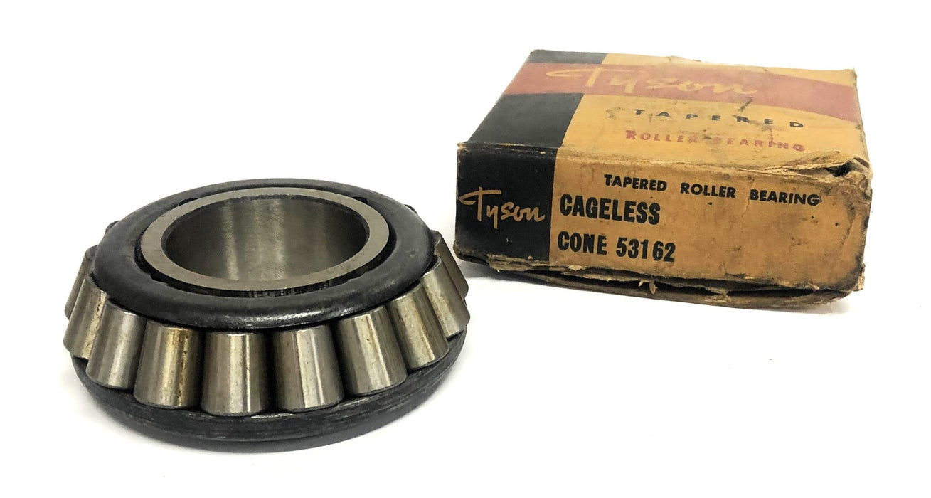Tyson Tapered Roller Bearing Cone 53162CM NOS