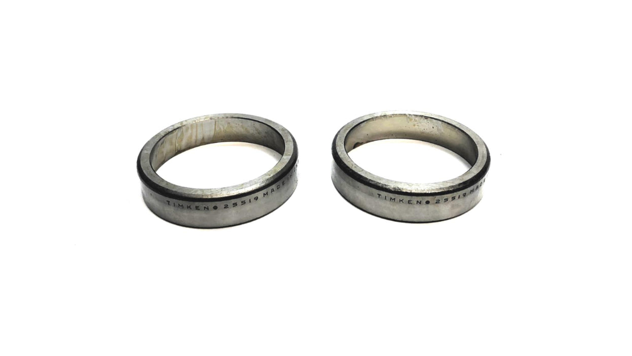 Timken Tapered Roller Bearing Cup 25519 [Lot of 2] NOS