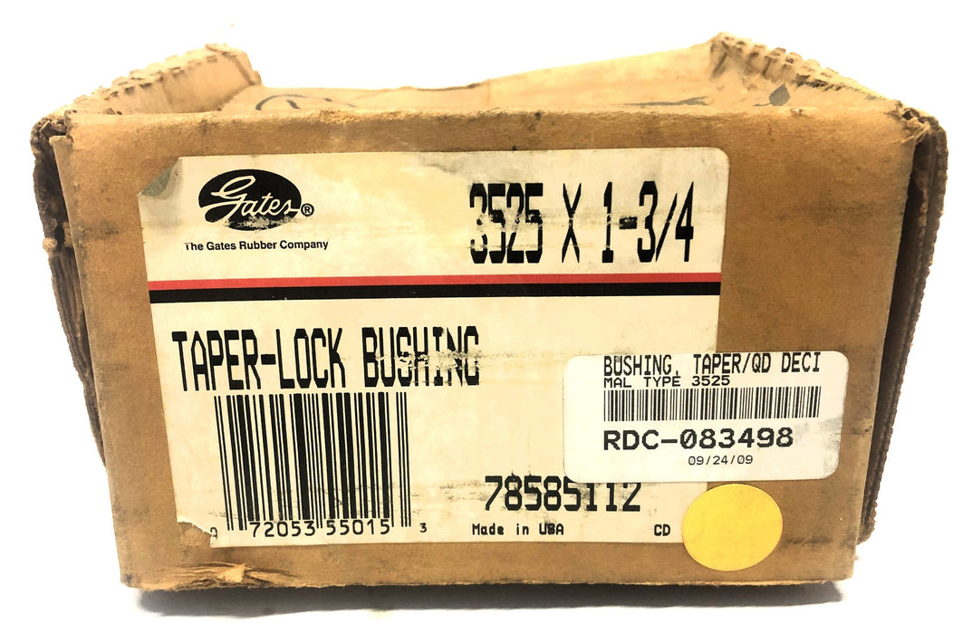 Gates Taper lock Bushing 1-3/4 Inch Bore 3525X1-3/4 NOS