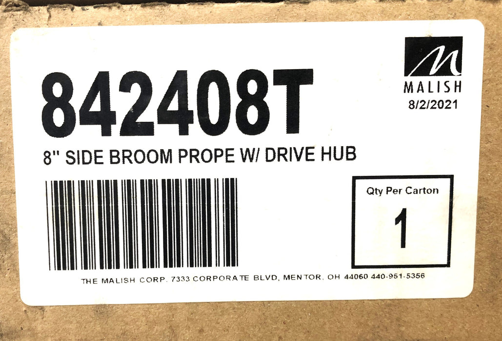 Malish 8 Inch Side Broom Prope 842408T NOS