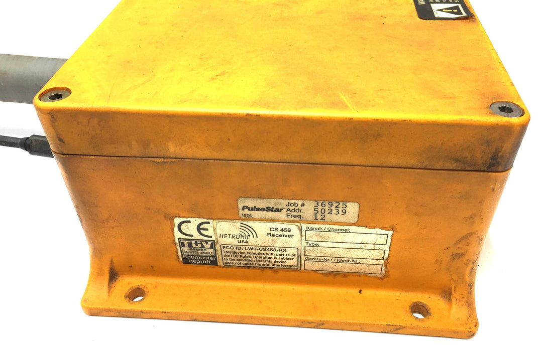 Electromotive Systems,Inc. PulseStar Remote Crane Control CS 458 Receiver USED