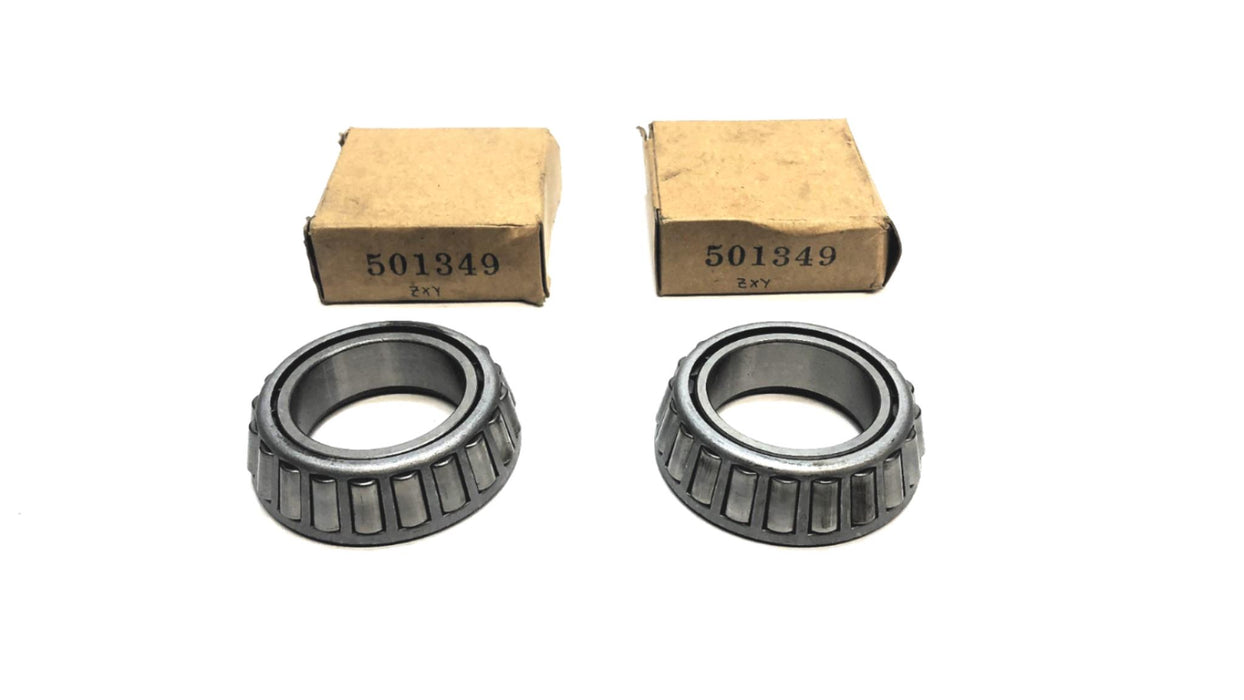 ZXY Tapered Roller Bearing Cone LM501349 [Lot of 2] NOS