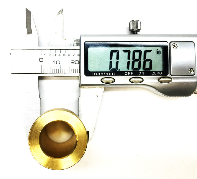 Unbranded 1.44"x .78"x .57" Brass Flange (.98") Bushing 4803026S [Lot of 2] NOS