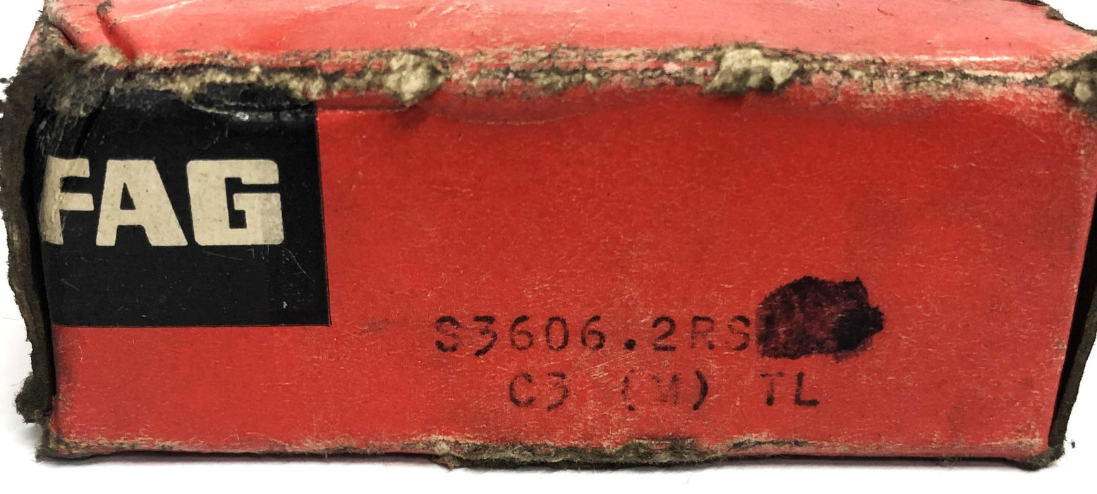 FAG 6360-RS Single Row Ball Bearing S3606.2RS C3 (M) TL NOS