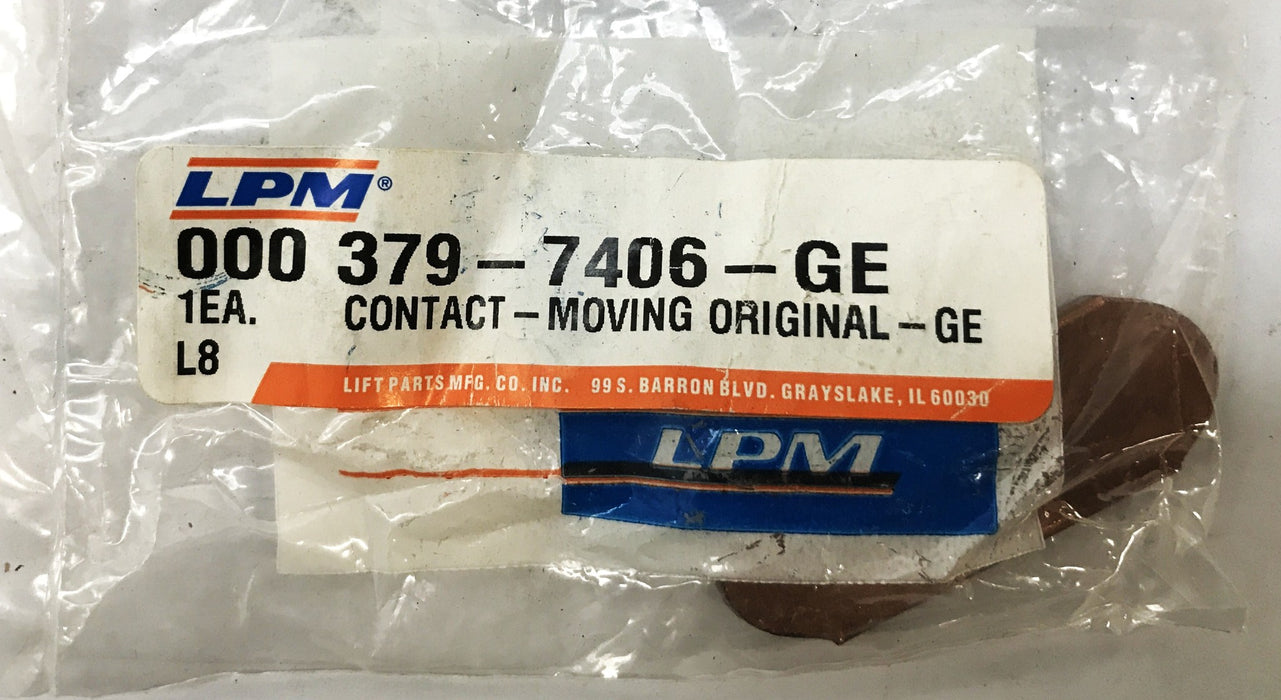 LPM Forklift Copper Silver Contact 379-7406-GE [Lot of 2] NOS