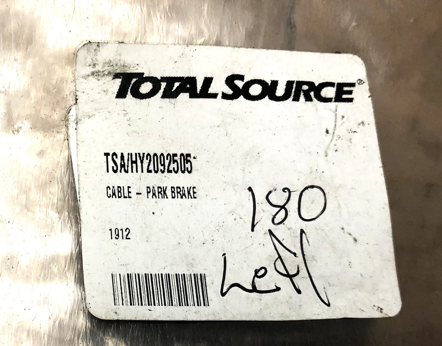Total Source Park Brake Cable For Hyster Forklift HY2092505 NOS