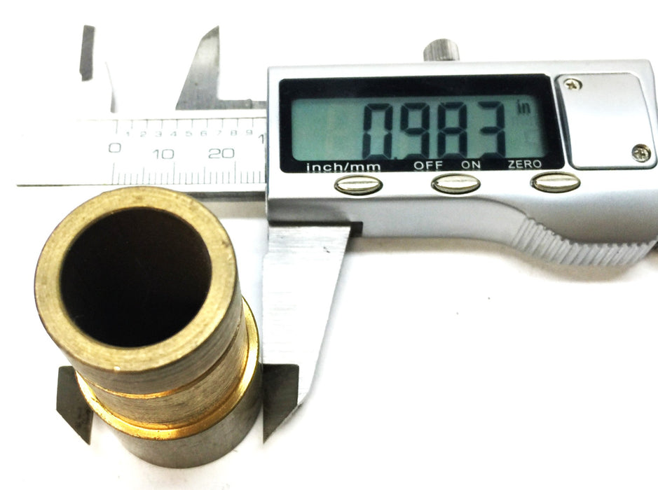 Unbranded 1.77"x .86"x .57" Brass Flange (.98") Bushing [Lot of 3] NOS