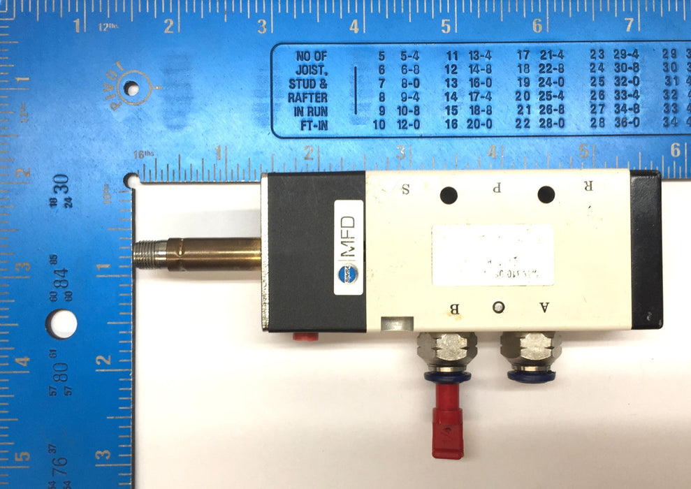 Bimba Single Solenoid Valve M4V310-08-12VDC USED