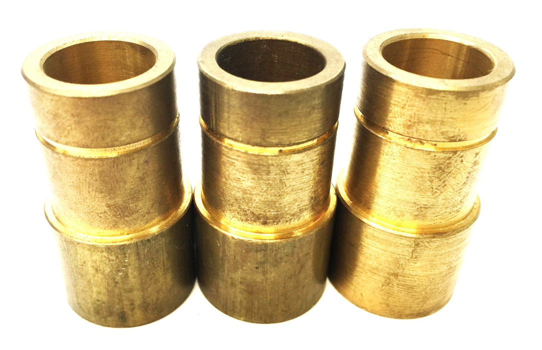 Unbranded 1.77"x .86"x .57" Brass Flange (.98") Bushing [Lot of 3] NOS