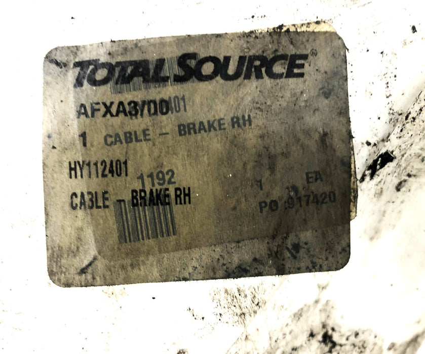 Total Source RH Brake Cable For Hyster Forklift HY112401 NOS