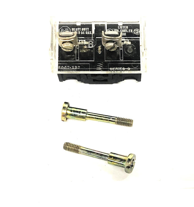 Allen Bradley Series C And Series D Contact Block 800T-XD2 [Lot of 2] NOS