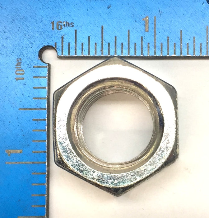 Unbranded 3/4"-10(I.D) x 1.09"(O.D) x 0.63"(Thk) Zinc Hex Nut [Lot of 28] NOS