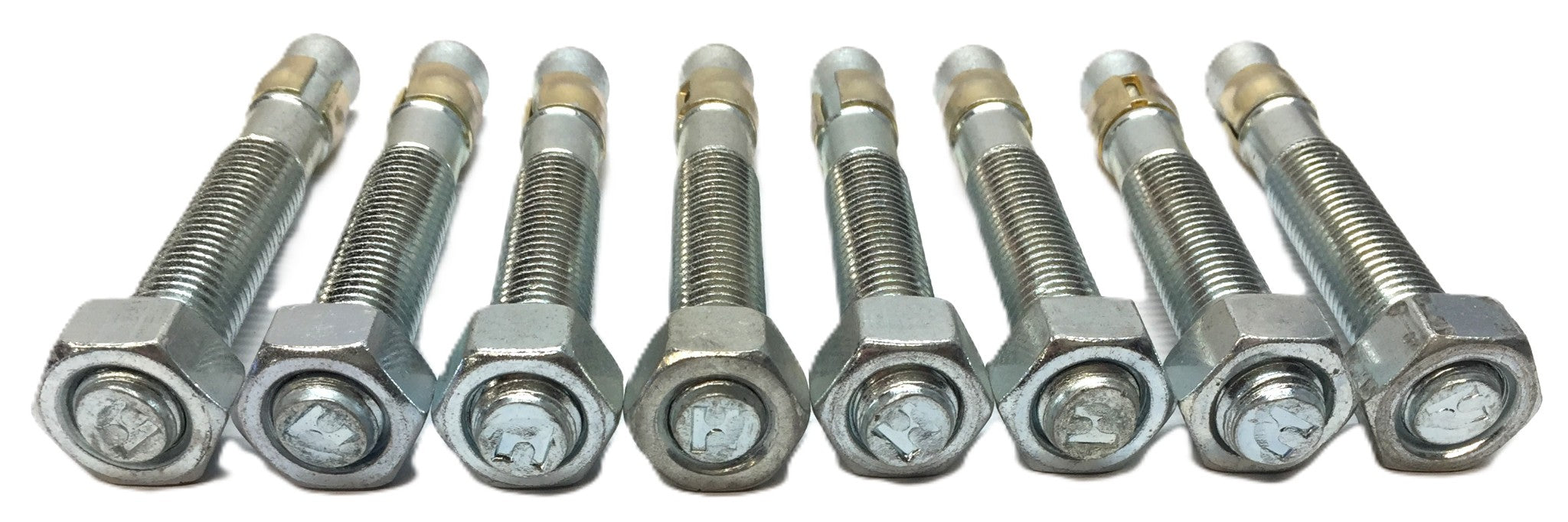 Unbranded 5/8" x 5" Wedge Anchor with Nut (No Washer) [Lot of 8] NOS