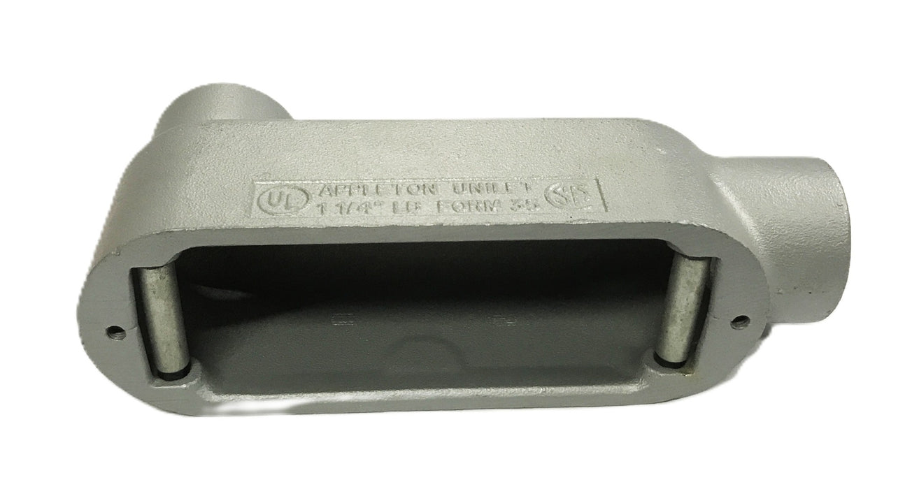 Appleton LB-Form-35 Mailable Iron Conduit Body 1-1/4 inch [Lot of 3] NOS