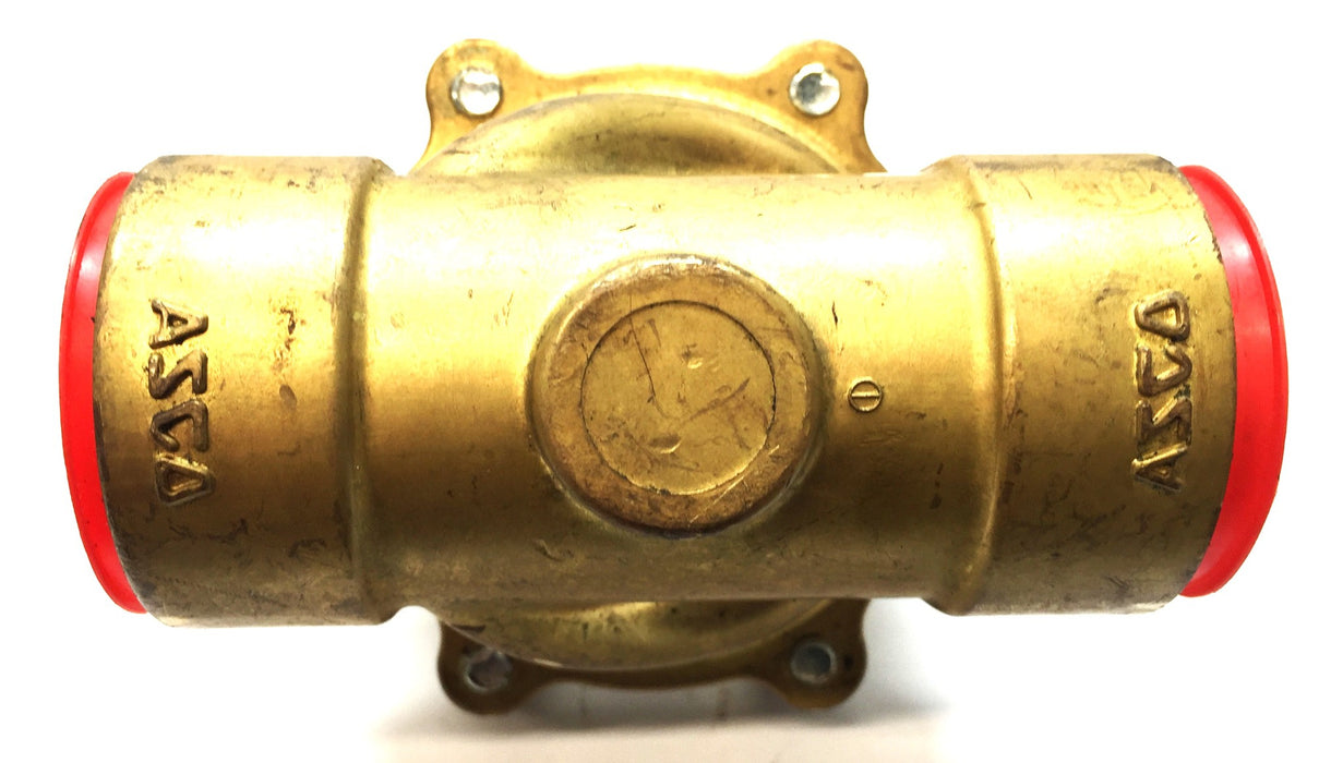ASCO 2-Way Brass 1-3/4" Threaded Solenoid Valve USED