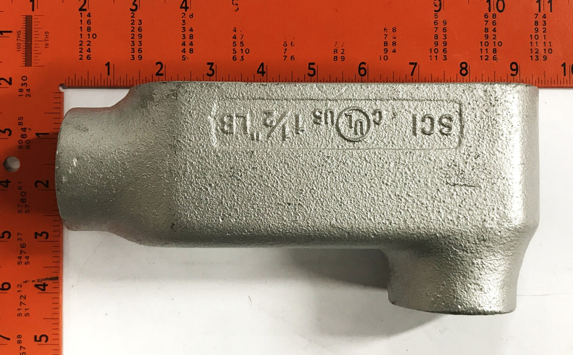 SCI LB Mailable Iron Conduit Body 1-1/2 inch [Lot of 2] NOS