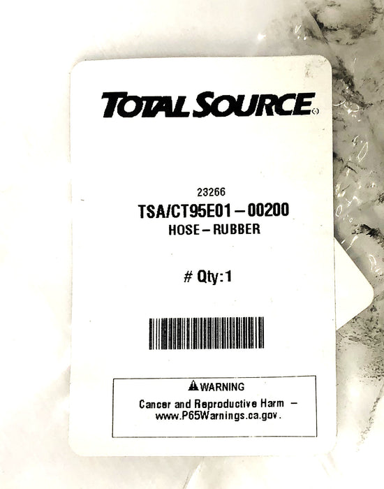 Total Source Rubber Hose CT95E01-00200 NOS