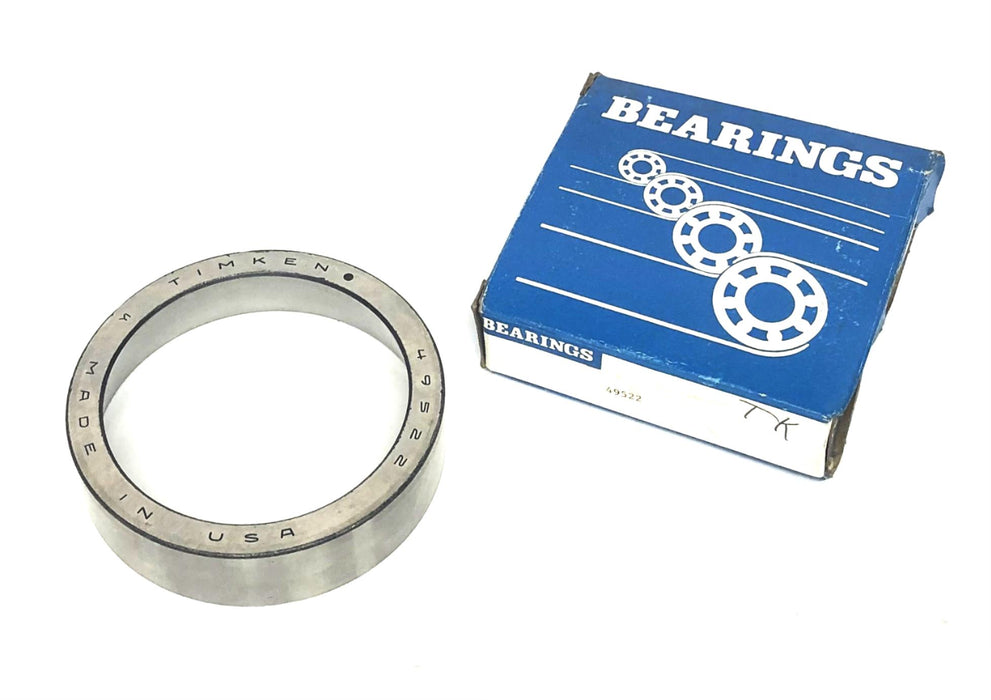 Timken Tapered Roller Bearing Cup 49522 NOS