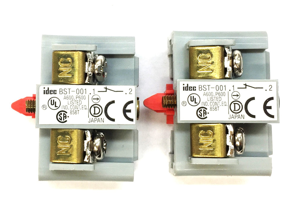 IDEC Contact Block BST-001 [Lot of 2] NOS