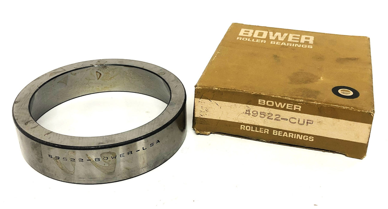 Bower Tapered Roller Bearing Cup 49522 NOS