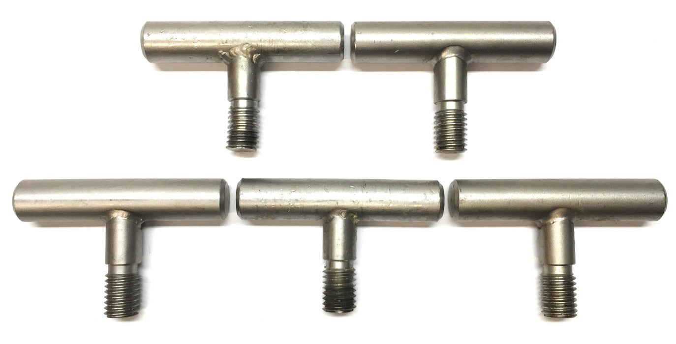 Unbranded 3" x 2" Threaded Tee Bolt M14-2.0 [Lot of 5] NOS