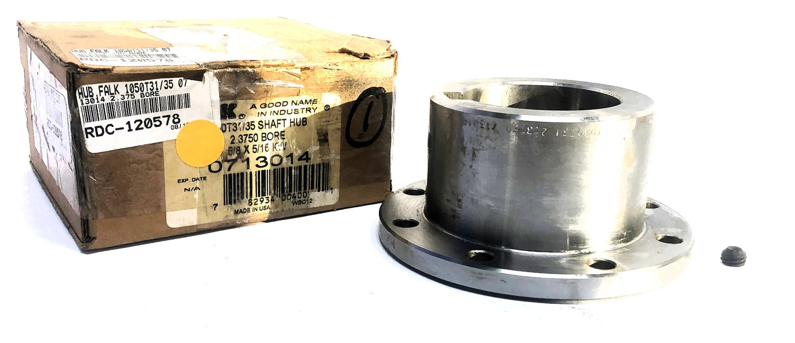 Falk 1050T Hub 2.3750 inch Bore 5/8 x 5/16 KW 713014 NOS