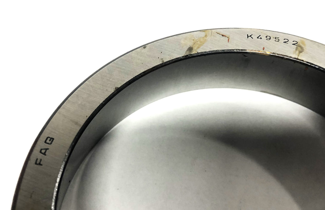 FAG Tapered Roller Bearing Cup K49522 [Lot of 2] NOS
