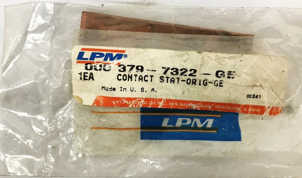 LPM Forklift Copper Silver Contact 379-7322-GE [Lot of 5] NOS